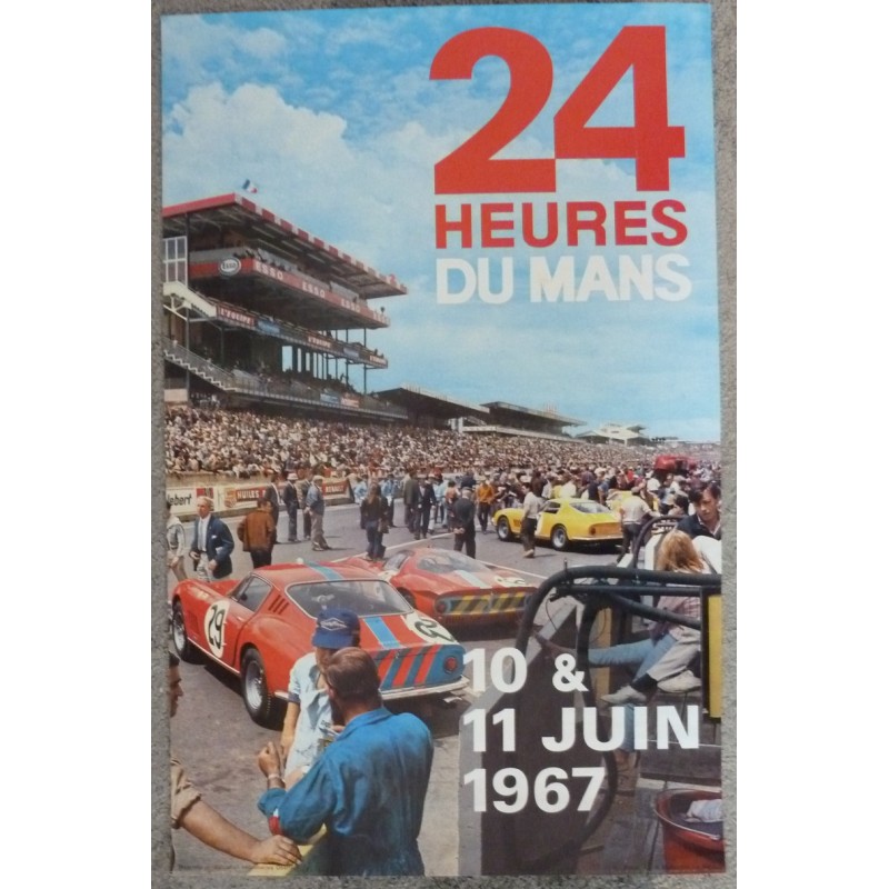 Original Poster 24 Hours Le Mans 1967 | Motors Mania